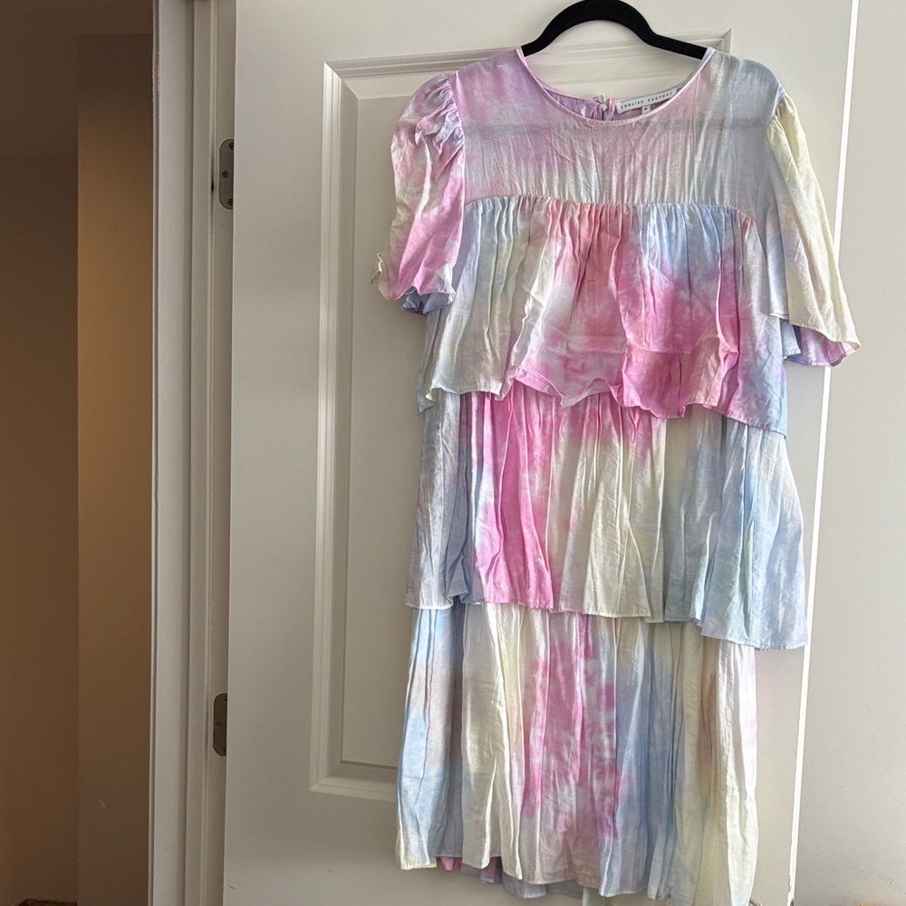 English Factory Multicolor Tie-Dye Top